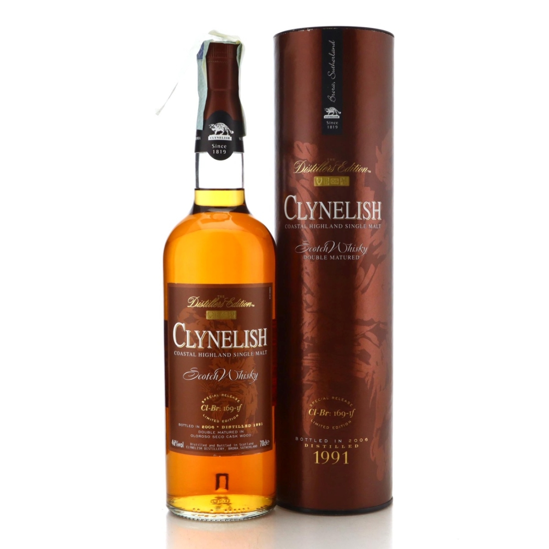 Image for Clynelish 1991 Distillers Edition Cl-Br:169-1f - Inaugural Release
