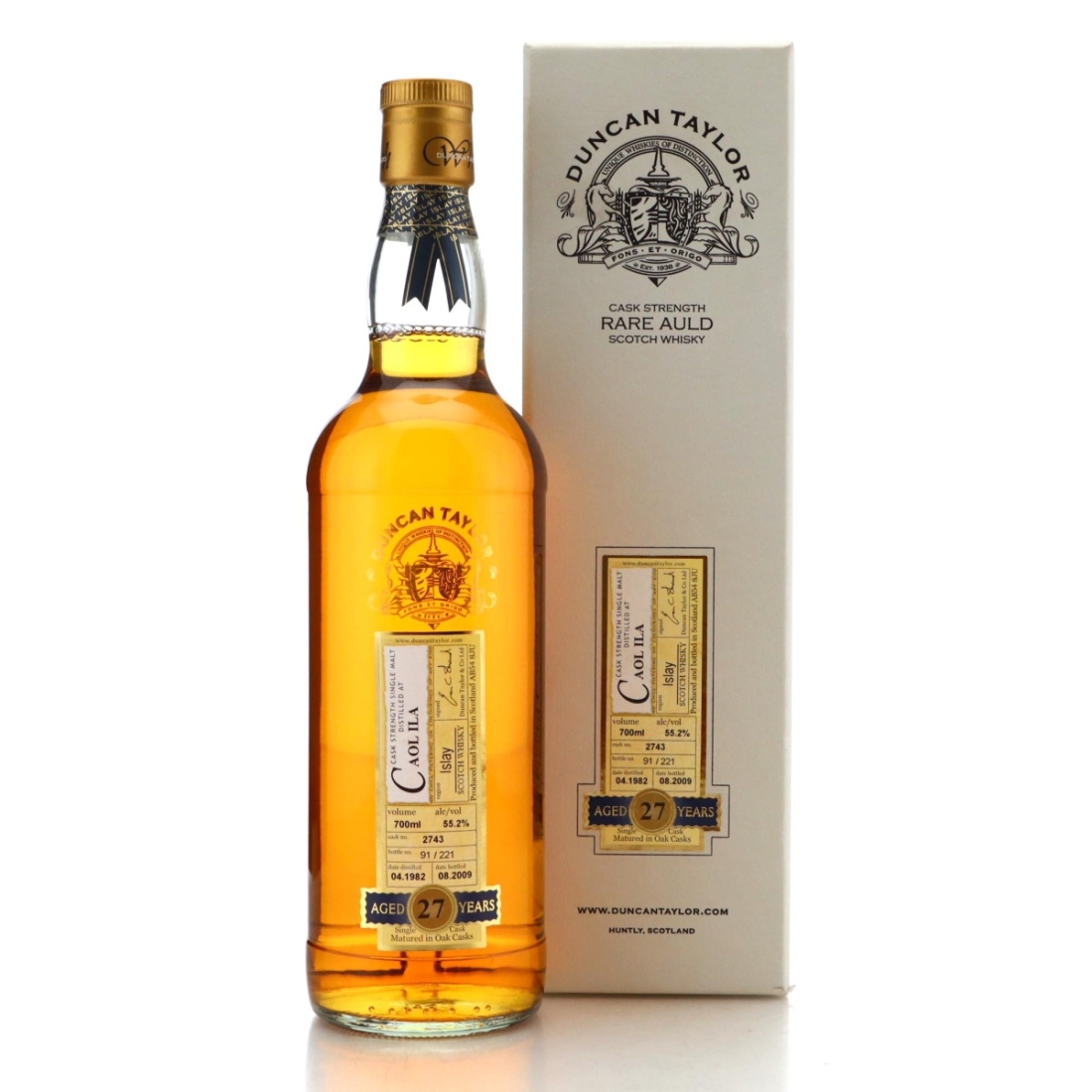 Image for Caol Ila 1982 Rare Auld 27 Year Old