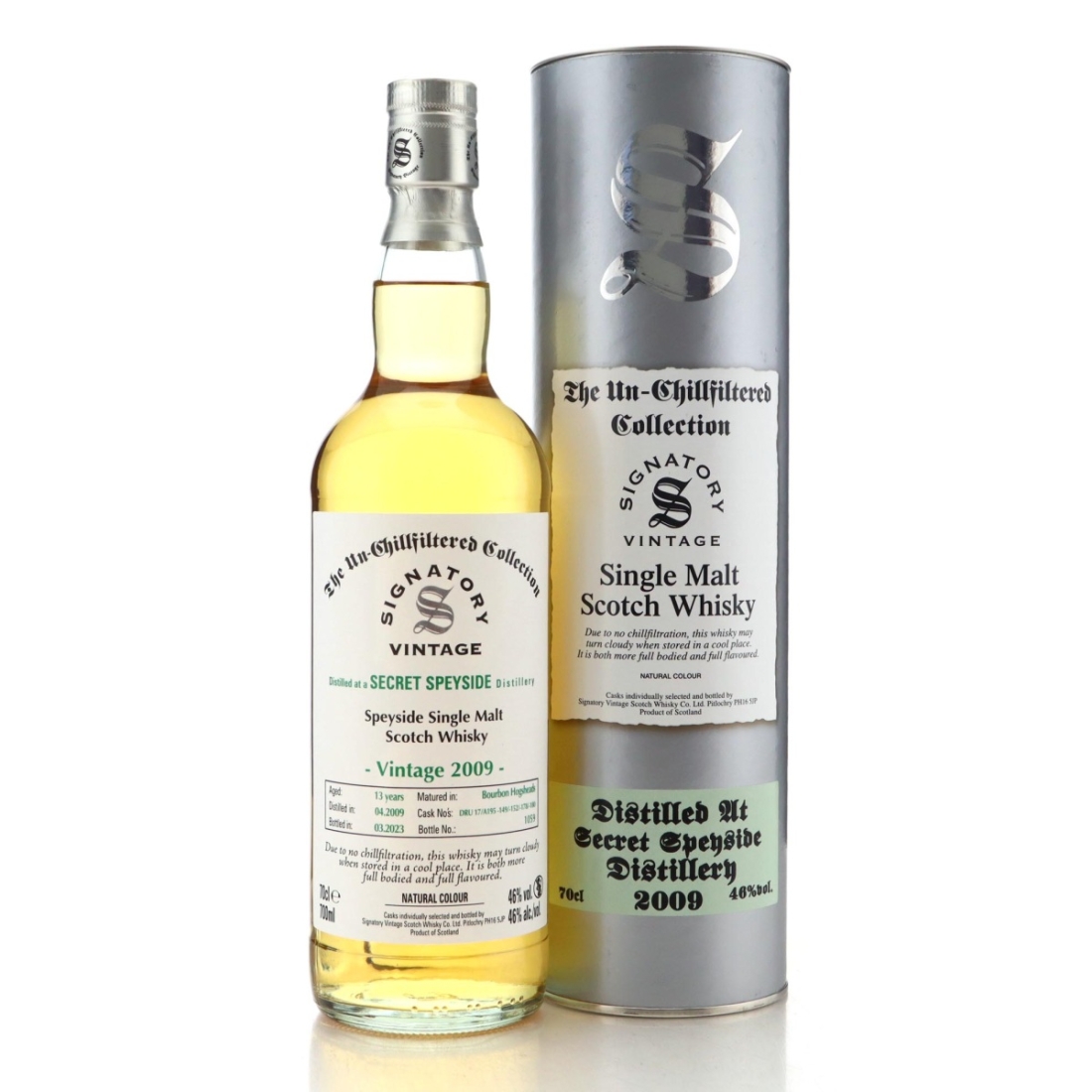 Image for Secret Speyside 2009 The Un-Chillfiltered Collection 13 Year Old