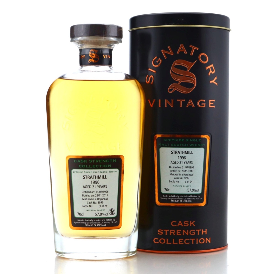 Image for Strathmill 1996 Cask Strength Collection 21 Year Old