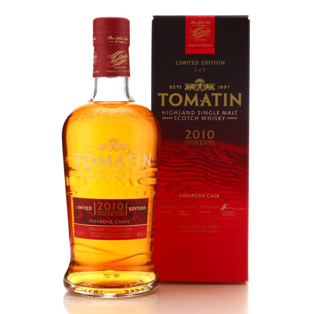 Tomatin 2010 12 Year Old Amarone Cask Bottled 2023 Italian Collection