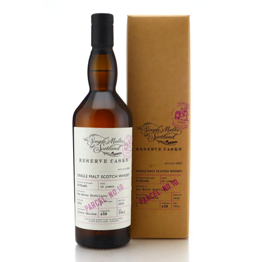 Ben Nevis 2012 The Single Malts of Scotland 10 Year Old Reserve Casks Parcel No10