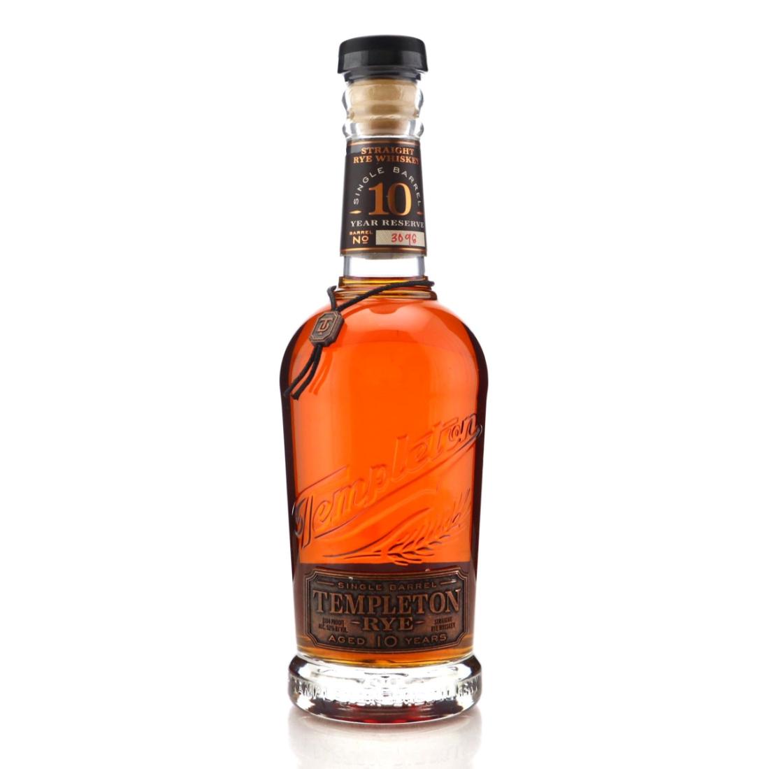 Templeton Single Barrel Rye 10 Year Old