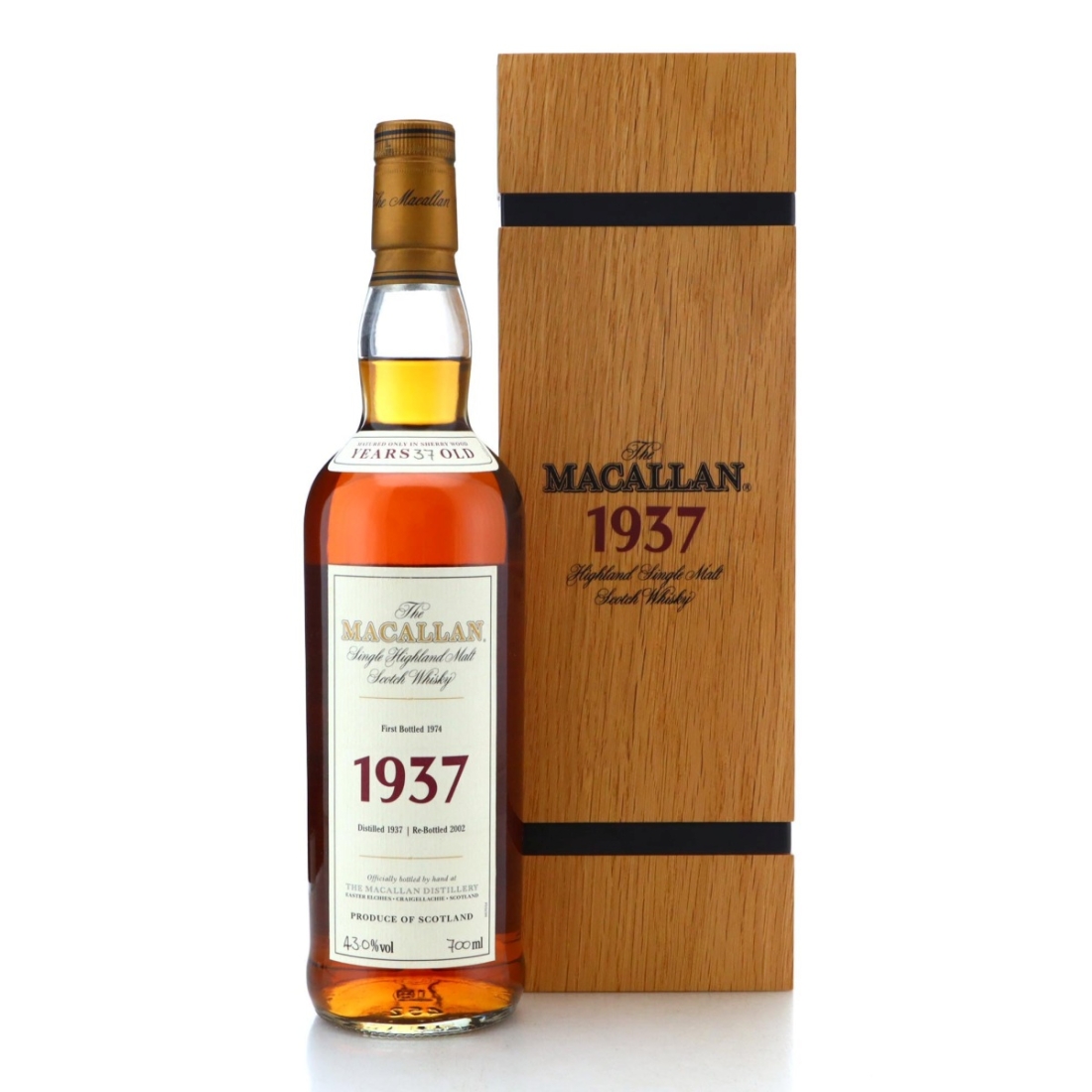 Image for Macallan 1937 Fine & Rare 37 Year Old