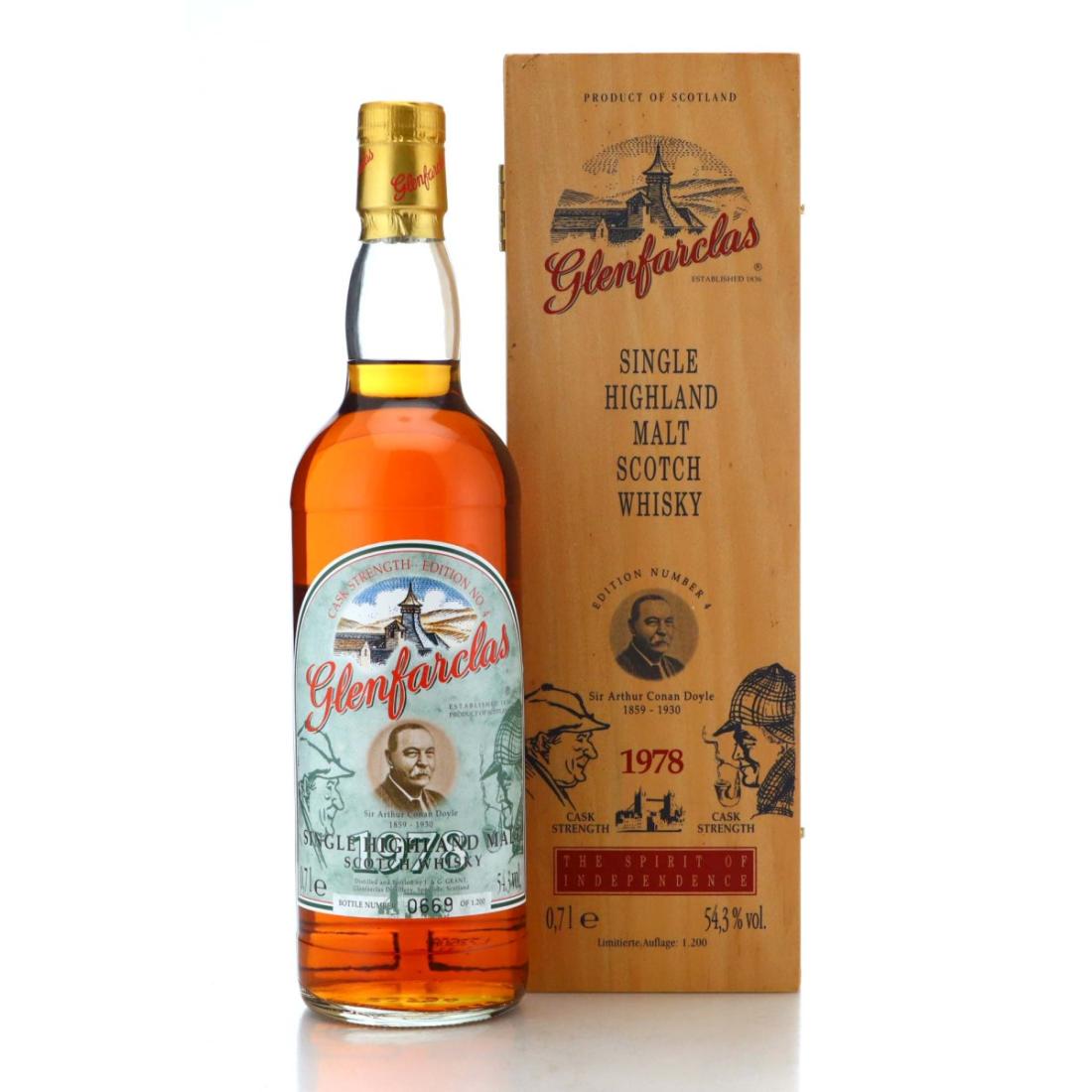 Glenfarclas 1978 Edition No4 Arthur Conan Doyle