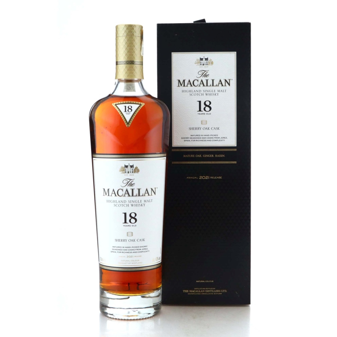 Image for Macallan Sherry Oak Cask 18 Year Old Annual 2021 Release