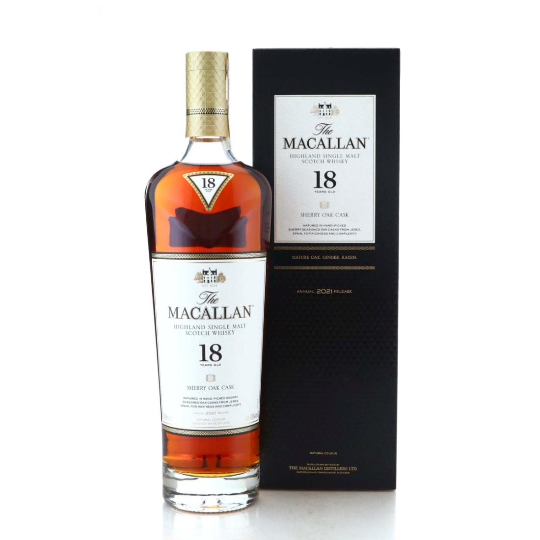 Image for Macallan Sherry Oak Cask 18 Year Old Annual 2021 Release
