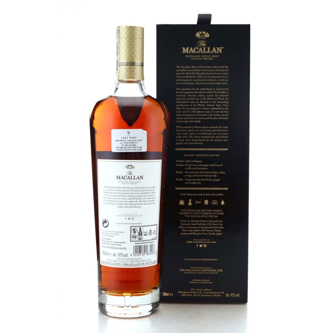 Image for Macallan Sherry Oak Cask 18 Year Old Annual 2021 Release