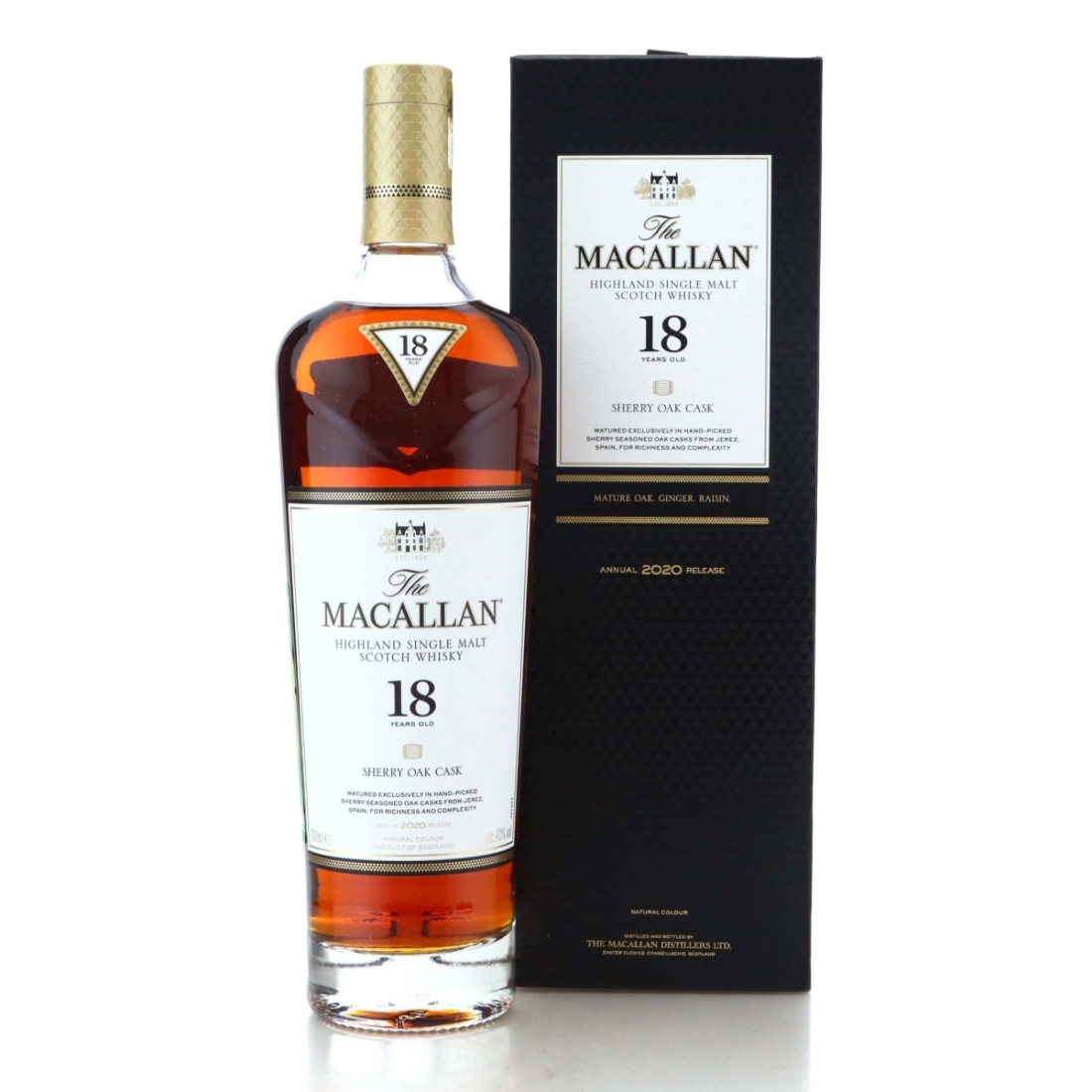 Image for Macallan Sherry Oak Cask 18 Year Old Annual 2020 Release