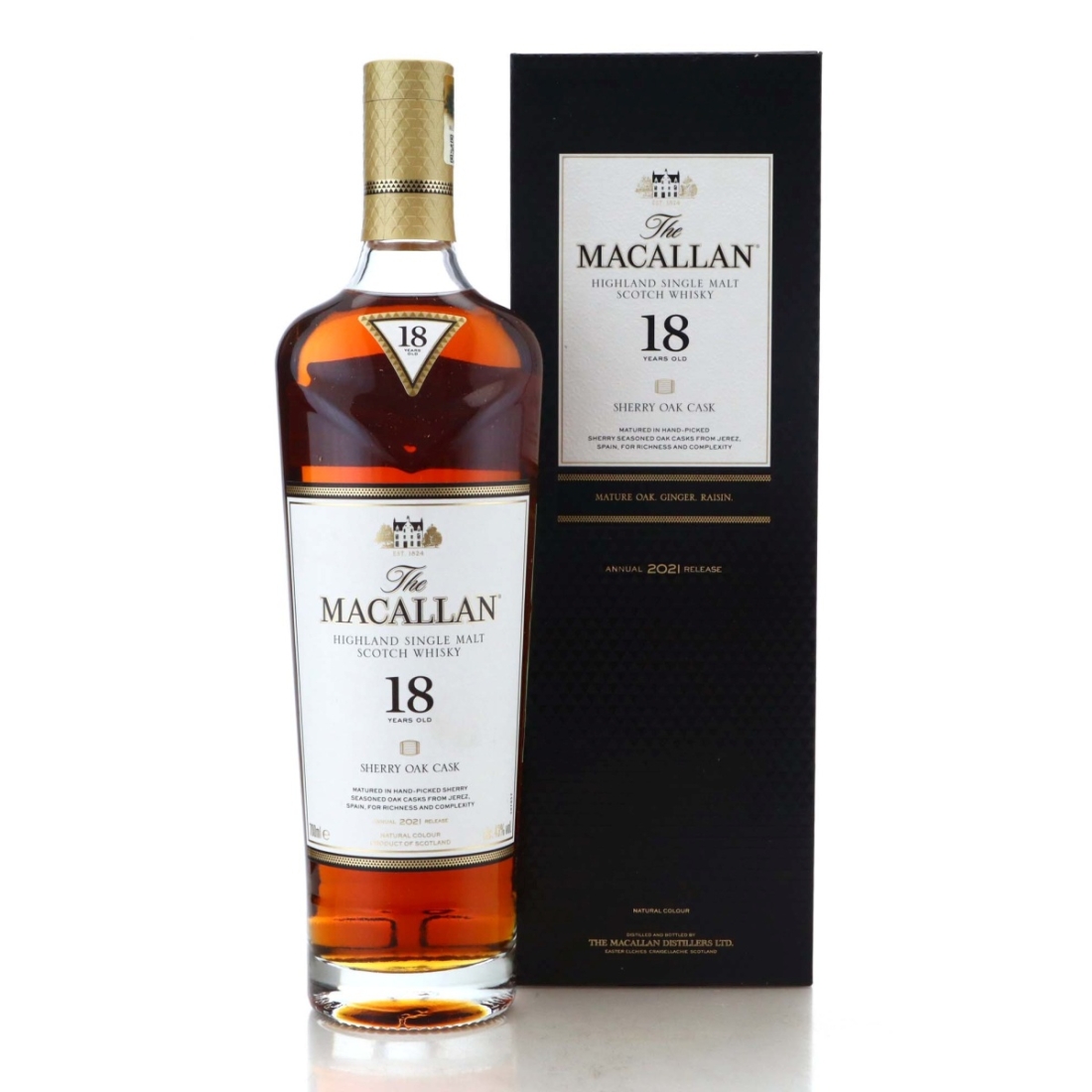 Image for Macallan Sherry Oak Cask 18 Year Old Annual 2021 Release
