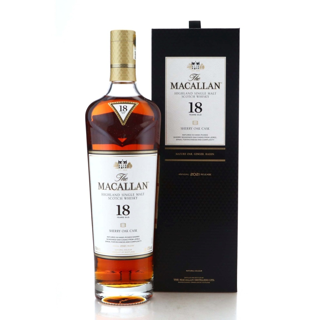 Image for Macallan Sherry Oak Cask 18 Year Old Annual 2021 Release