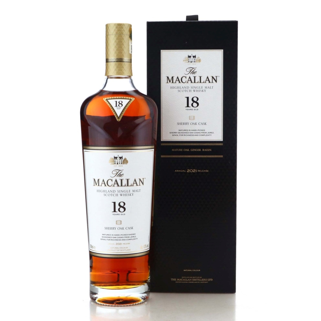 Image for Macallan Sherry Oak Cask 18 Year Old Annual 2021 Release