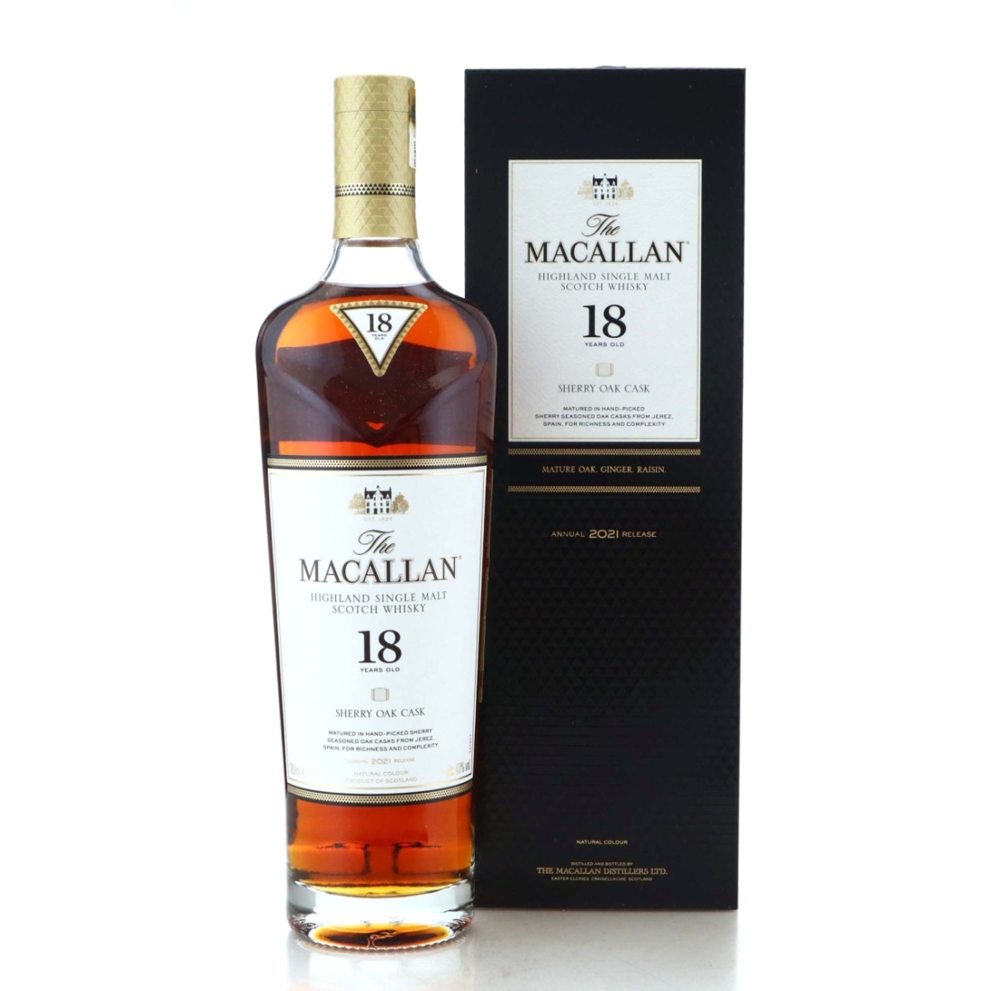 Image for Macallan Sherry Oak Cask 18 Year Old Annual 2021 Release