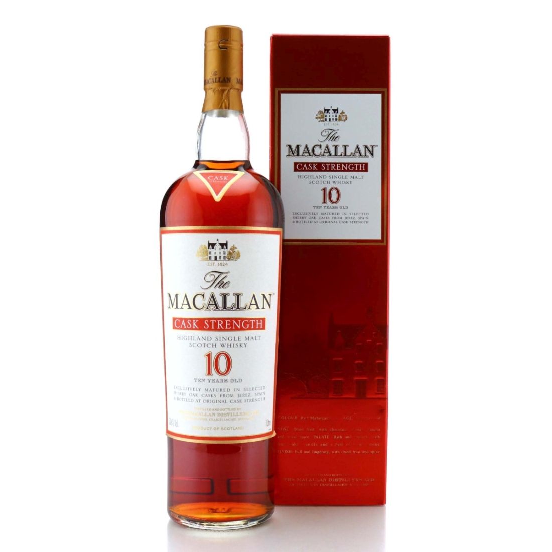 Image for Macallan Cask Strength 10 Year Old Litre