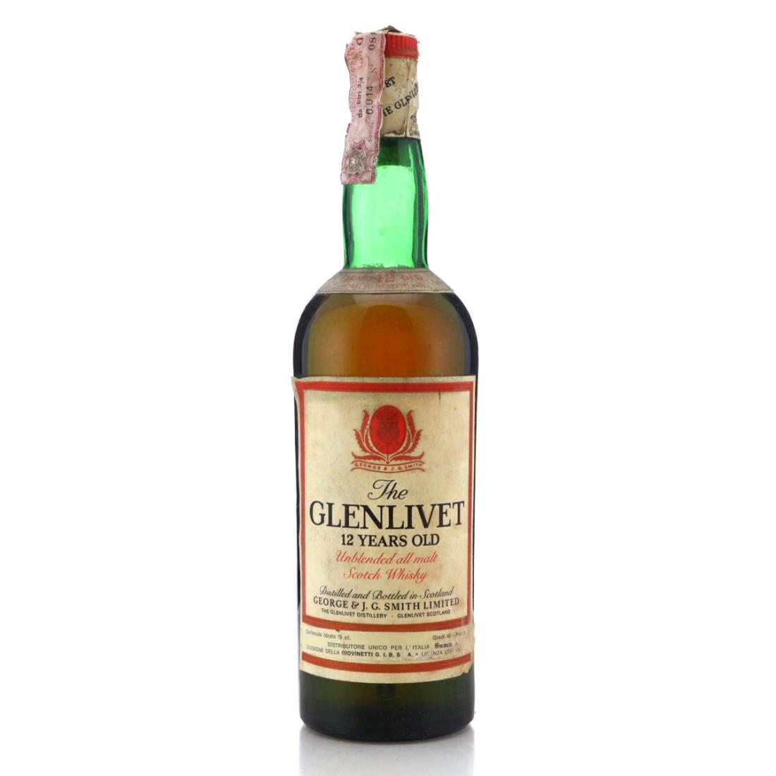 Glenlivet 12 Year Old