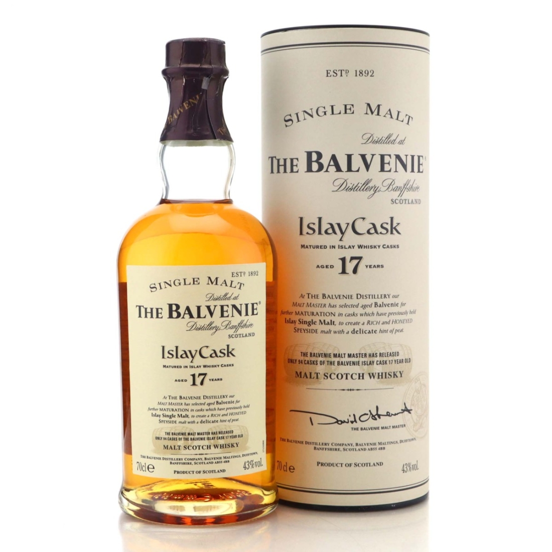 Image for Balvenie Islay Cask 17 Year Old