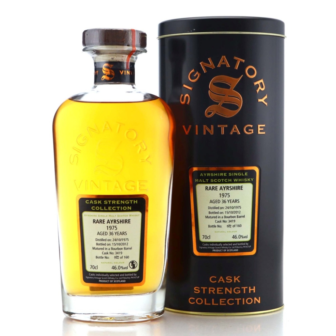 Image for Ladyburn-Rare Ayrshire 1975 Cask Strength Collection 36 Year Old