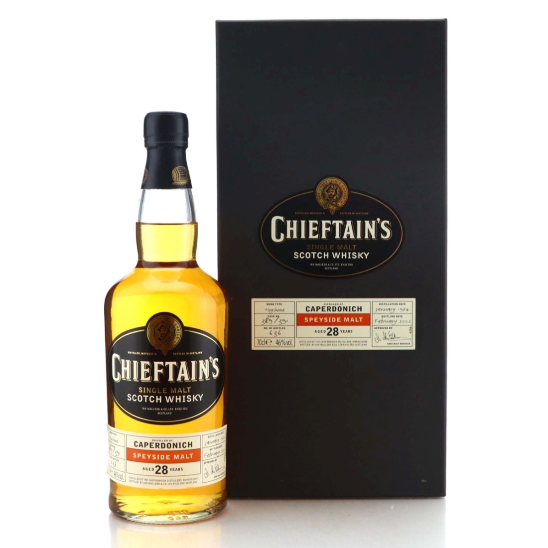 Image for Caperdonich 1974 Chieftain's 28 Year Old