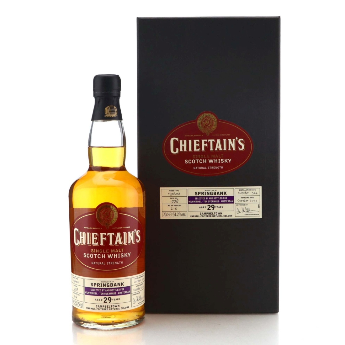 Image for Springbank 1974 Chieftain's 28 Year Old