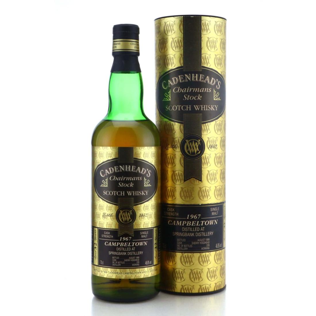 Springbank 1967 Cadenheads Chairmans Stock 32
