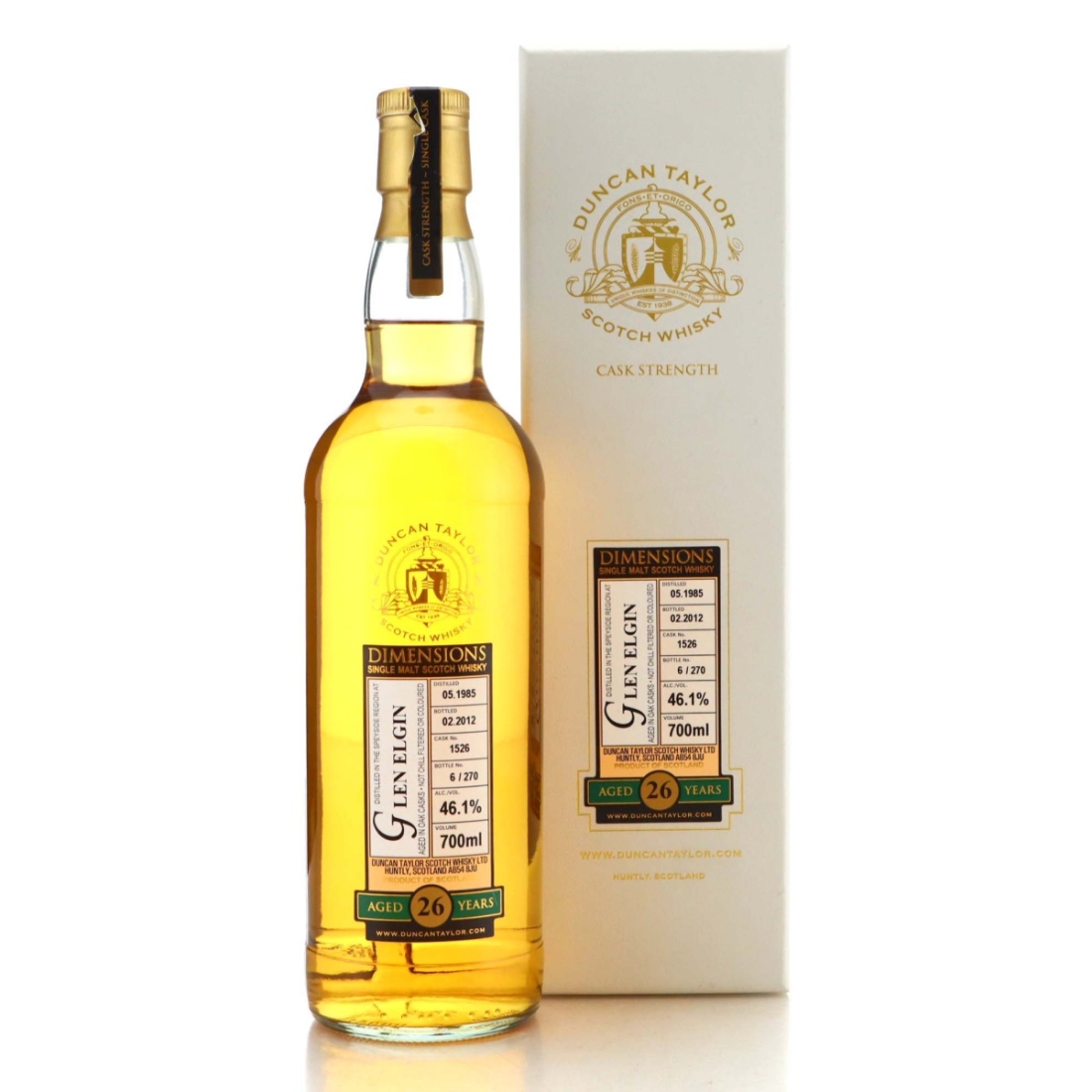Image for Glen Elgin 1985 Dimensions 26 Year Old