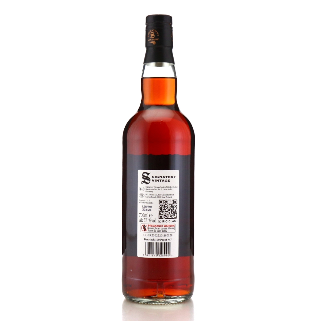 Image for Benriach 2014 100 Proof Edition 10 Year Old #47
