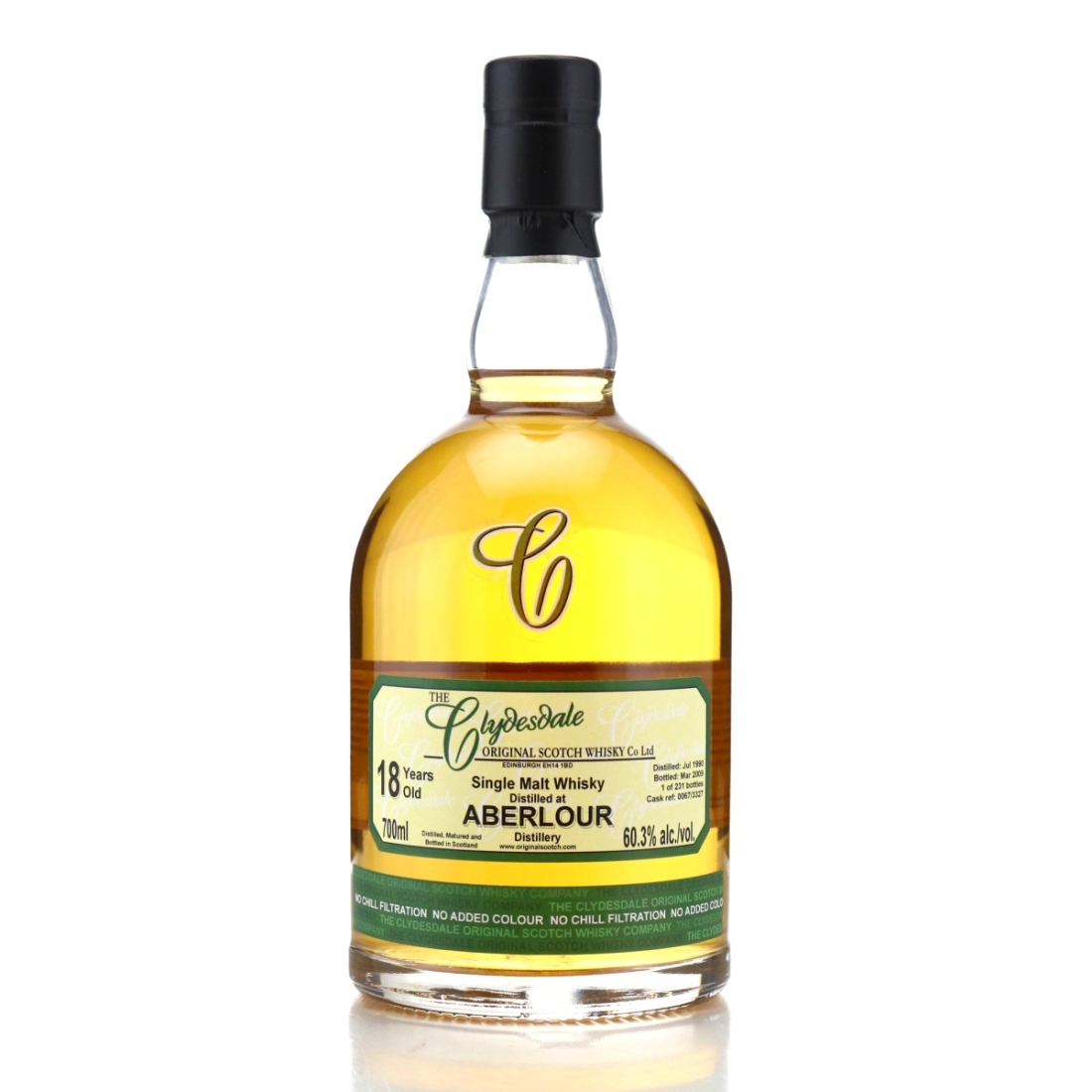 Image for Aberlour 1990 The Clydesdale 18 Year Old