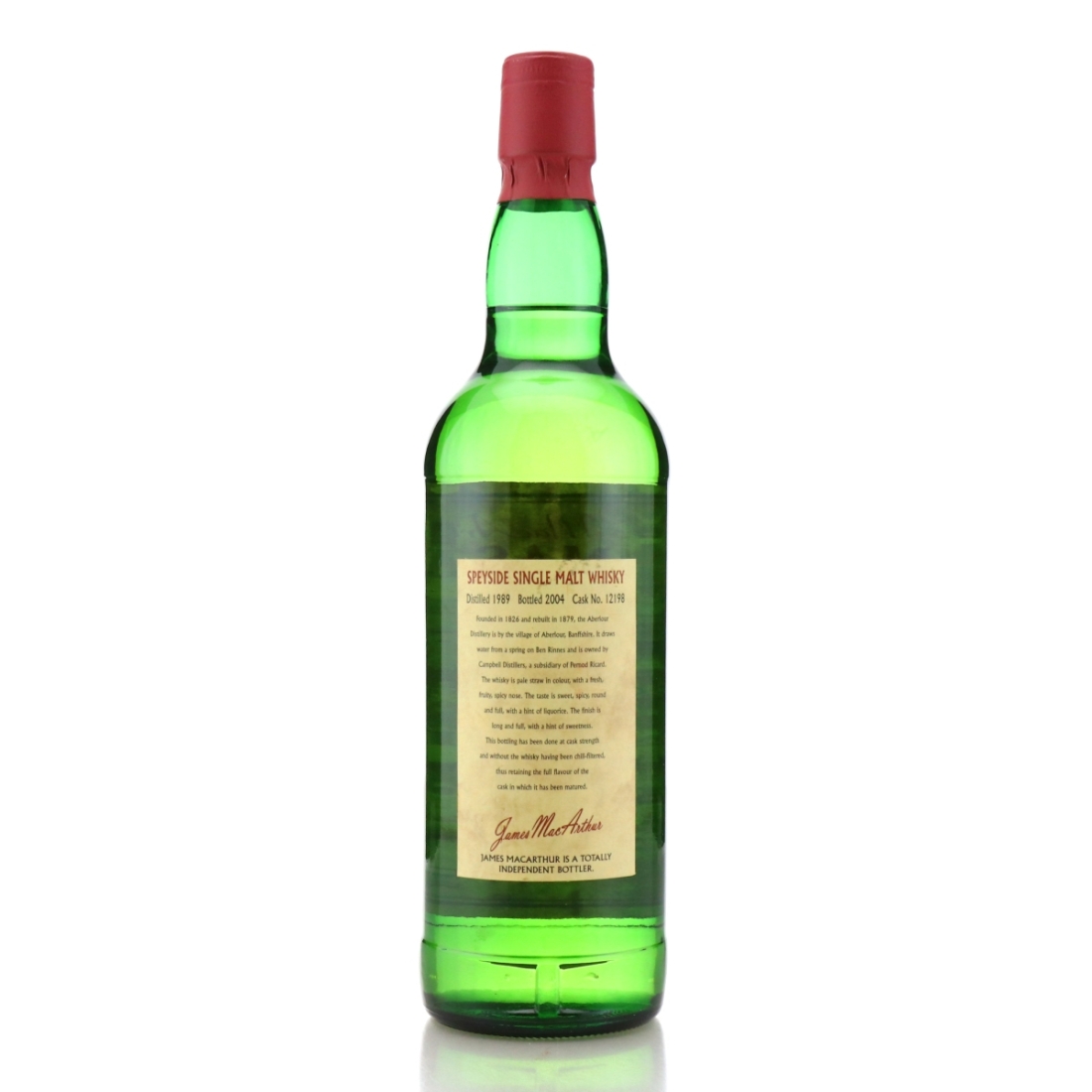 Image for Aberlour 1989 James MacArthur's Old Masters 