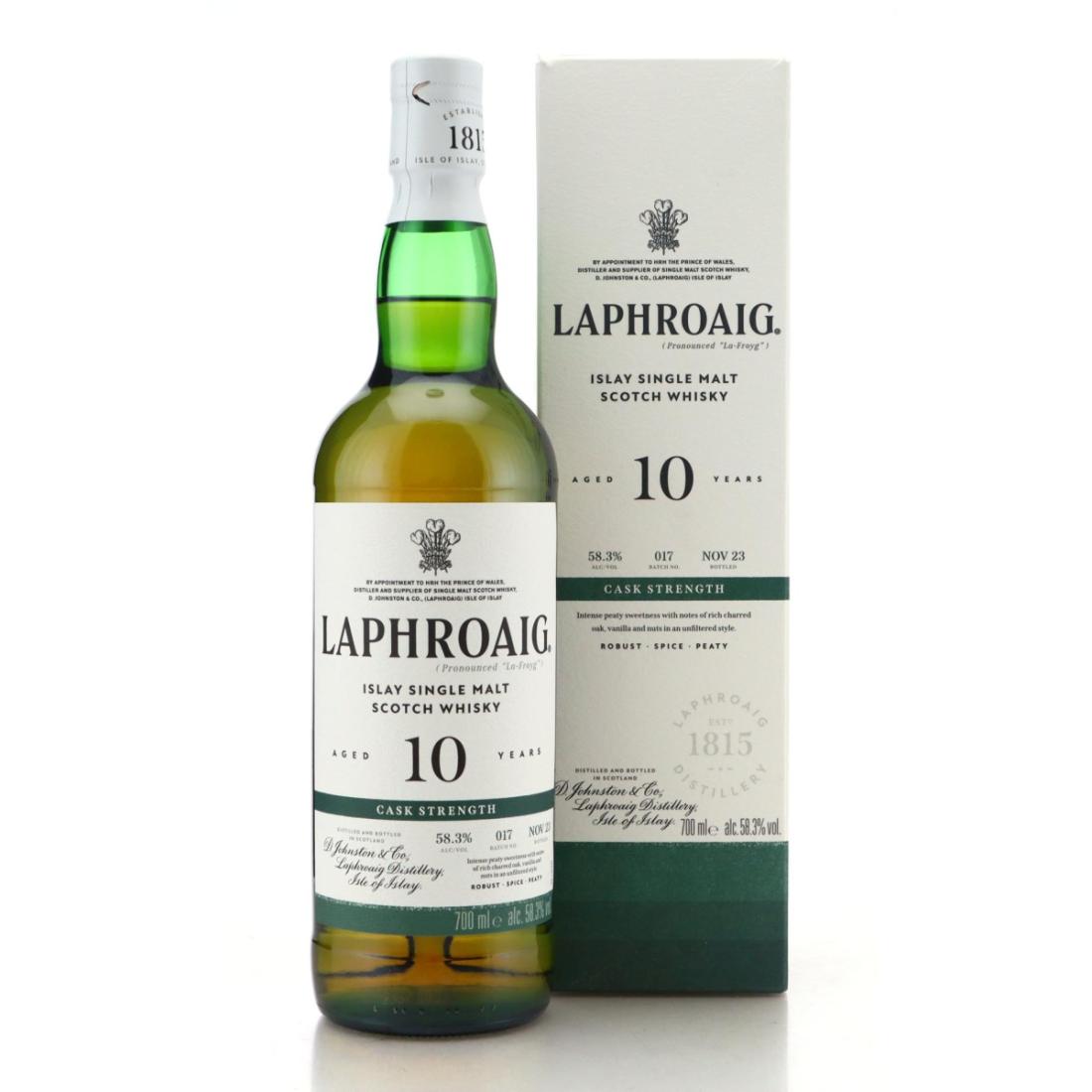 Laphroaig 10 Year Old Cask Strength Batch 017