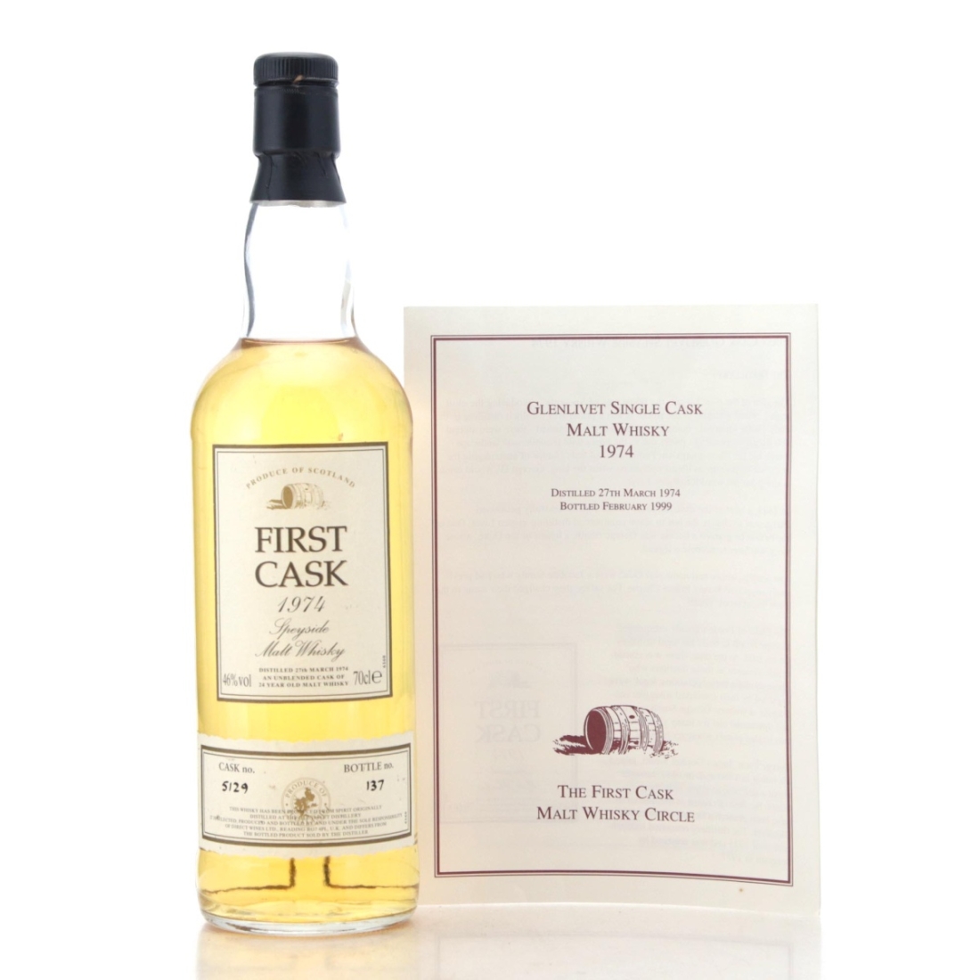 Image for Glenlivet 1974 First Cask 24 Year Old