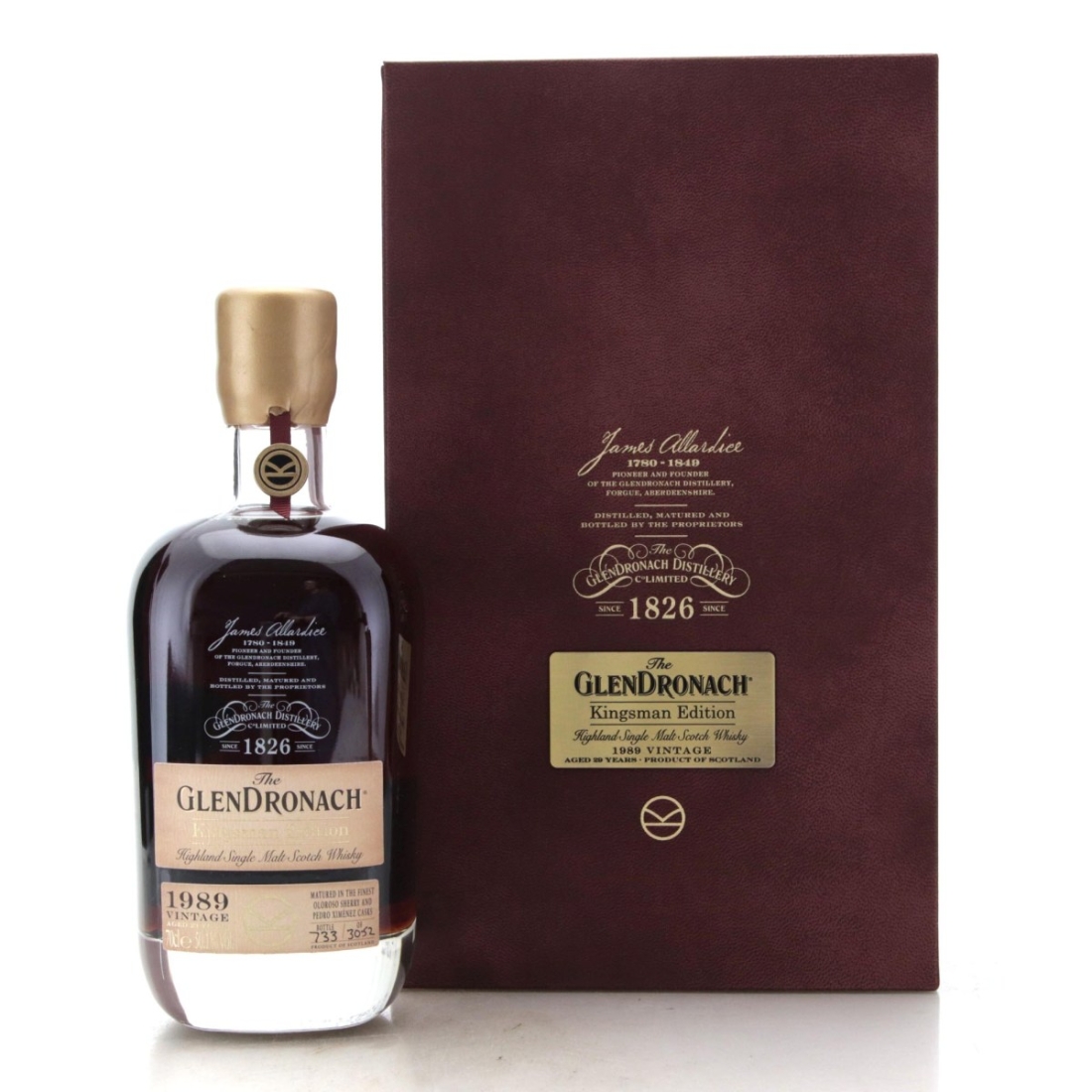 Image for Glendronach 1989 Kingsman Edition 29 Year Old