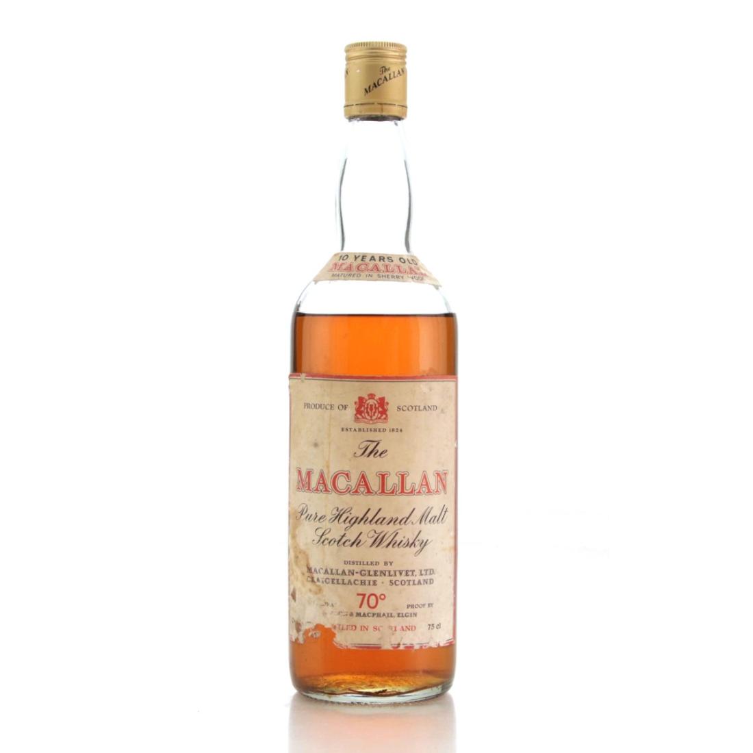 Macallan 10 Year Old  70 Proof  75cl