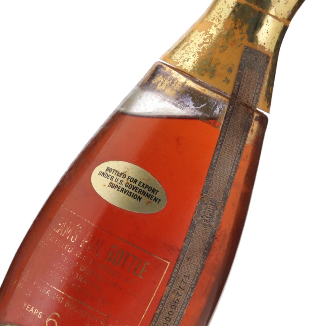 Image for Beam's Pin Bottle 6 Year Old Kentucky Straight Bourbon 1970s