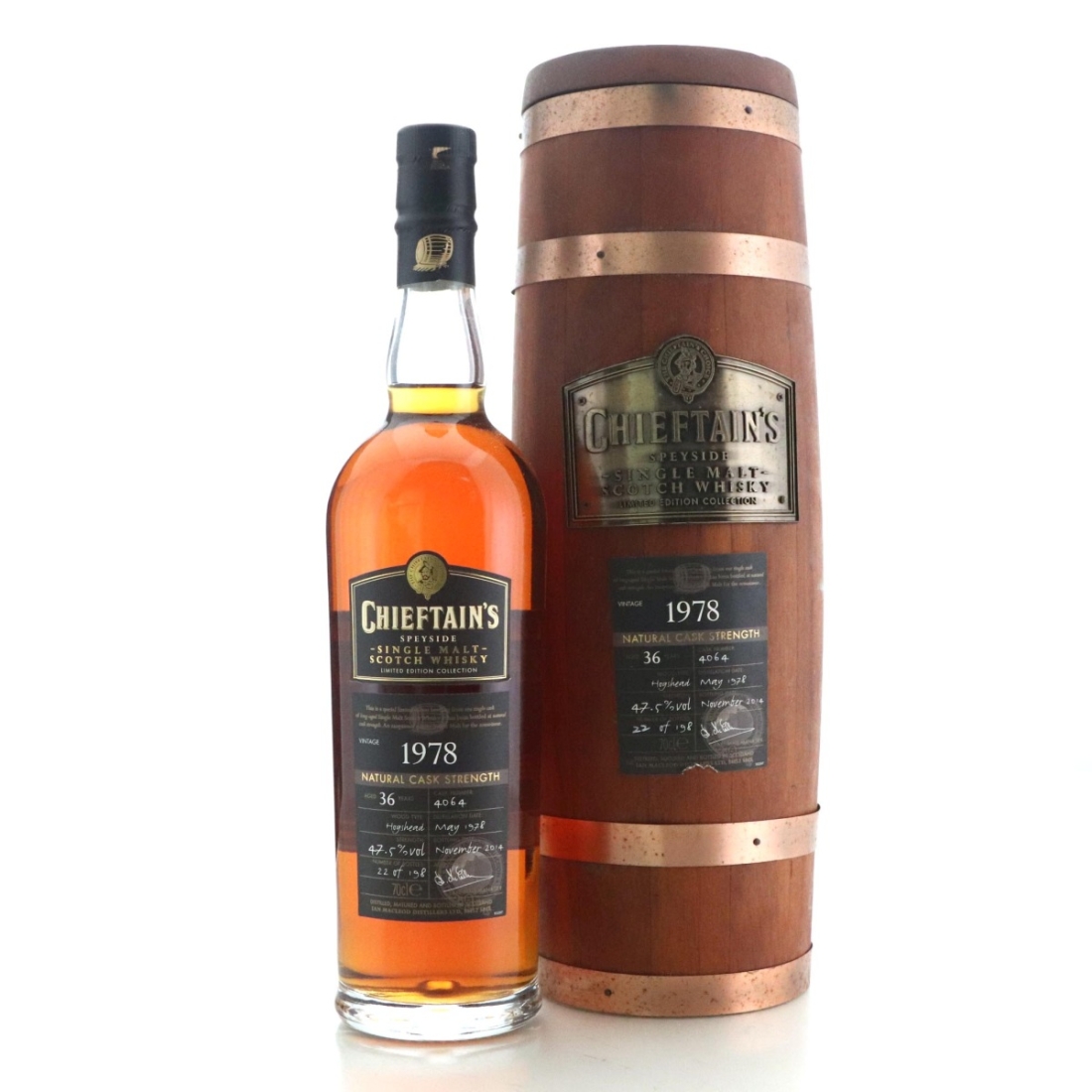 Image for Speyside Single Malt 1978 Chieftain's Choice 36 Year Old