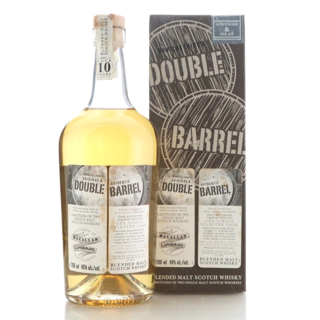 Image for Macallan & Laphroaig Double Barrel 10 Year Old