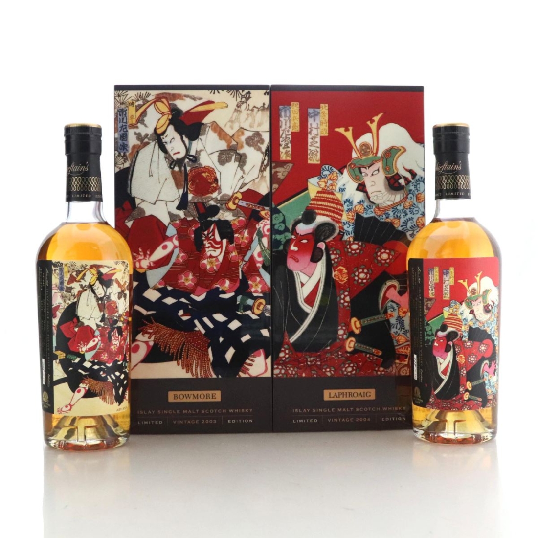 Image for Bowmore & Laphroaig Chieftain's Limited Edition Collection x 2
