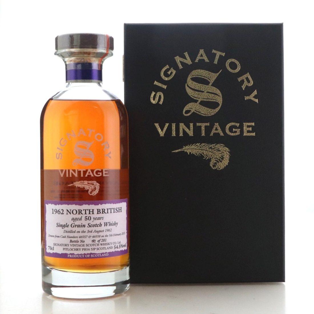 Image for North British 1962 Signatory Vintage 50 Year Old Cask Strength