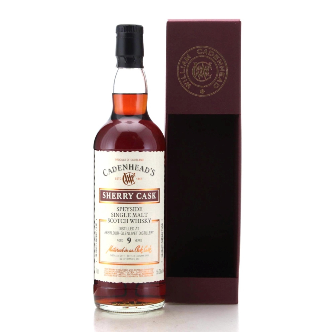 Image for Aberlour 2011 Cadenhead's Sherry Cask 9 Year Old