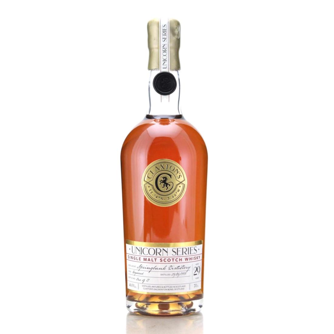 Springbank 1993 Claxton's 29 Year Old Unicorn Series Whisky | Whisky ...