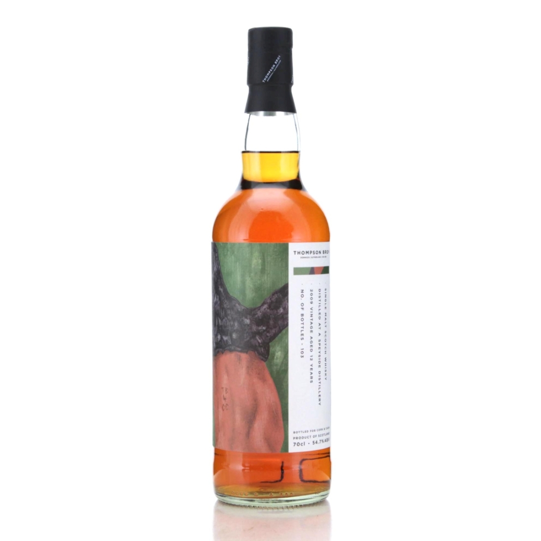 Image for Speyside Single Malt 2009 Thompson Bros 12 Year Old - Cork & Cask