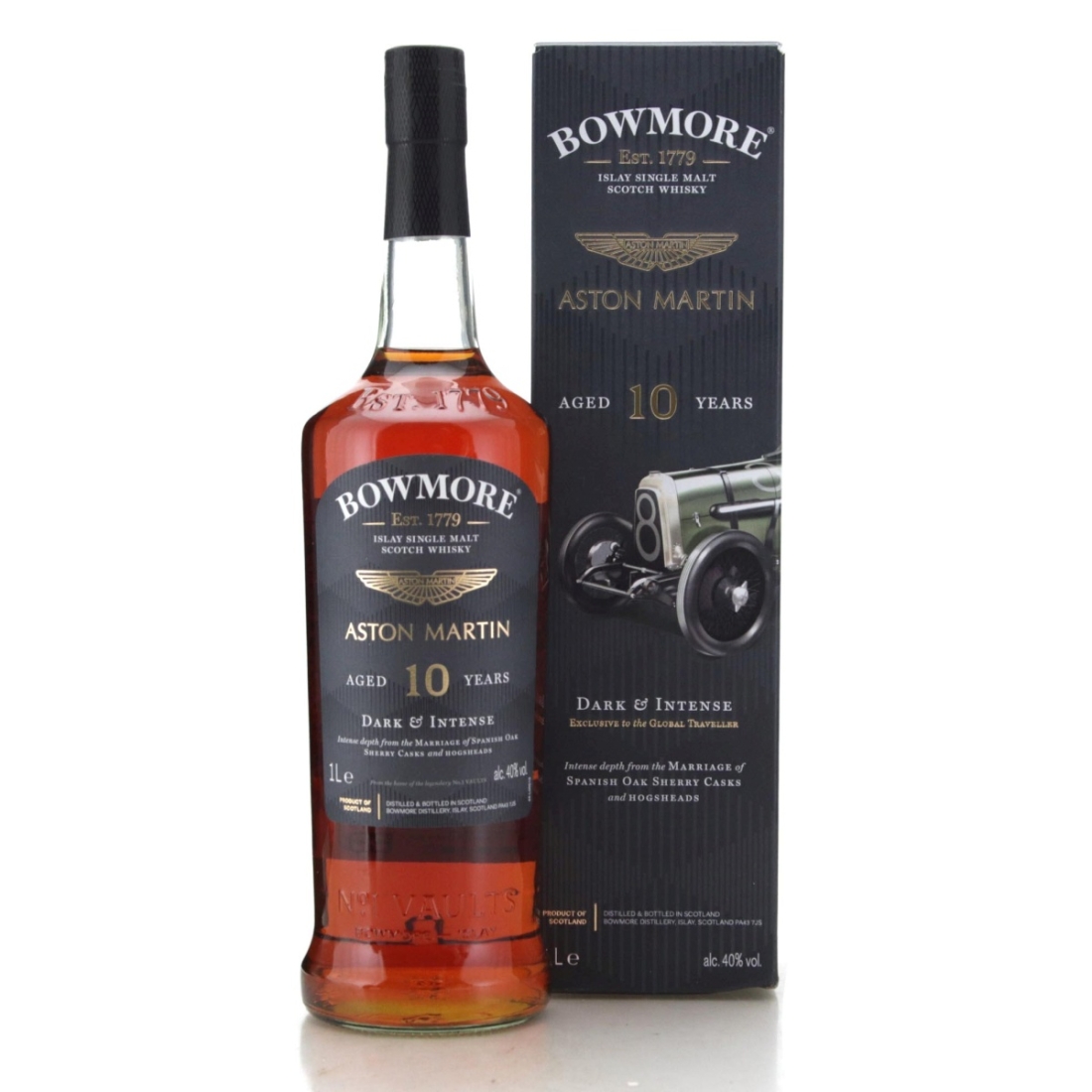 Image for Bowmore 10 Year Old Dark & Intense Litre - Aston Martin Edition 4