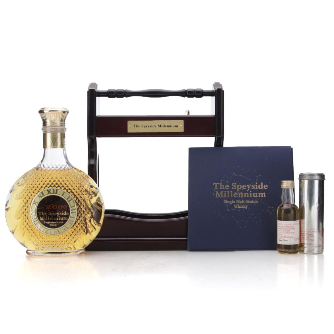 Speyside Millennium Decanter 10 Year Old, Sherry Cask, 2000, 40% whisky bottle