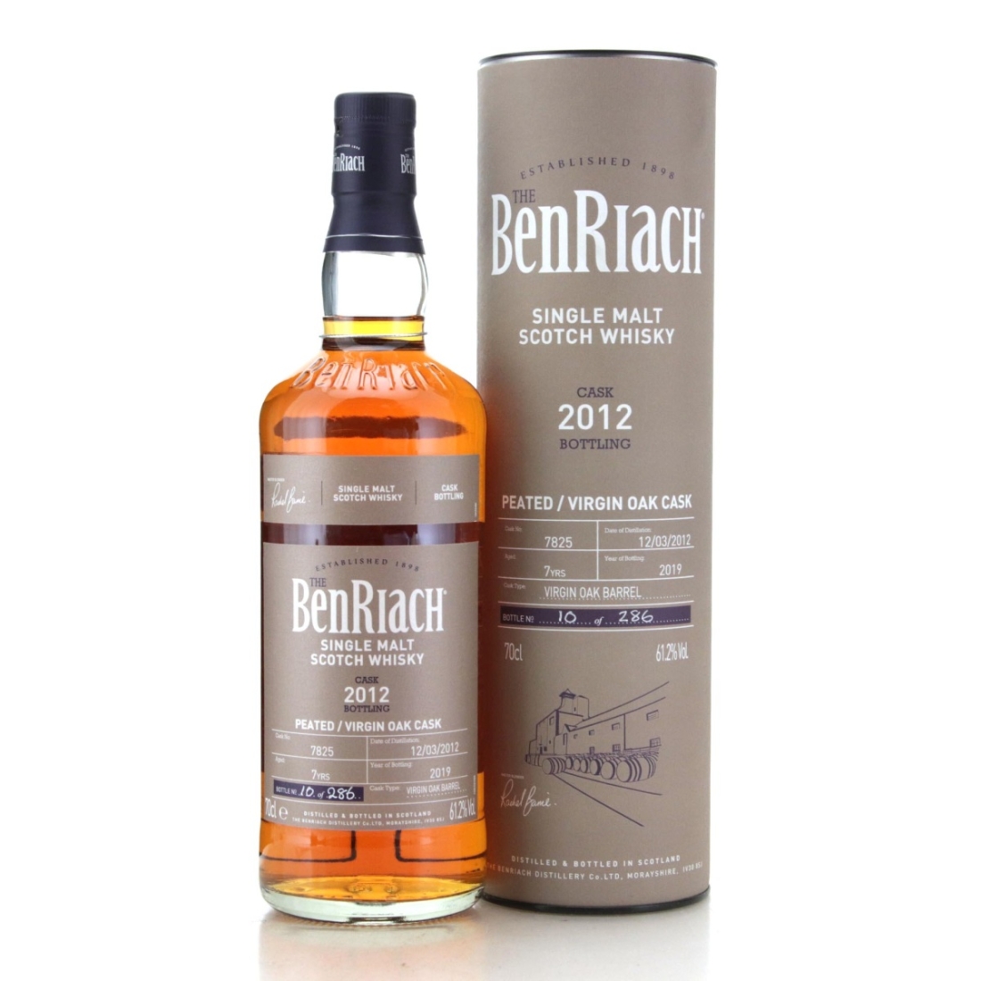 Image for Benriach 2012 Cask Bottling 7 Year Old Peated