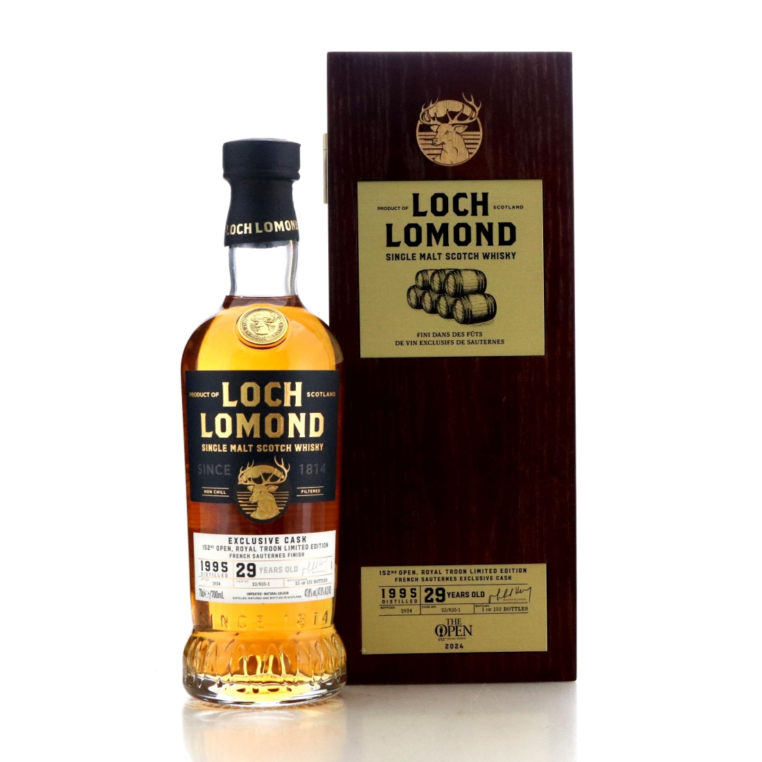 Image for Loch Lomond 1995 Exclusive Cask 29 Year Old - 152nd Open, Royal Troon