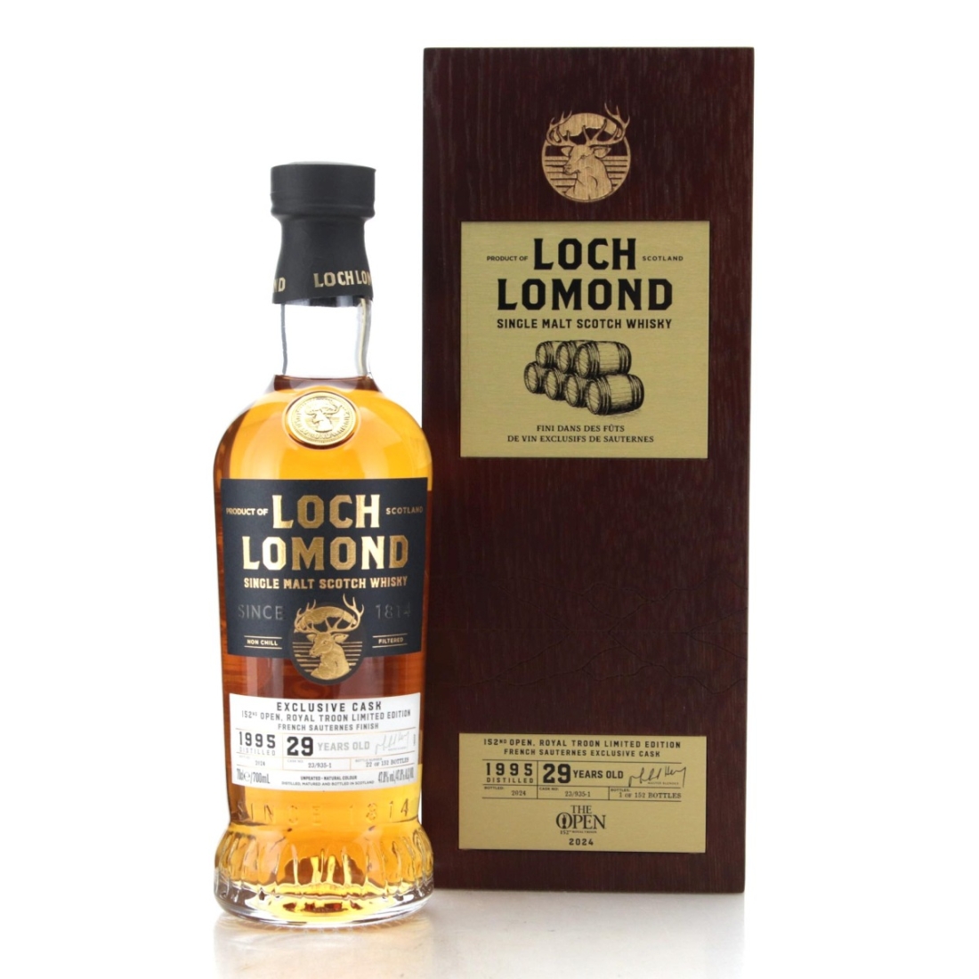 Image for Loch Lomond 1995 Exclusive Cask 29 Year Old - 152nd Open, Royal Troon