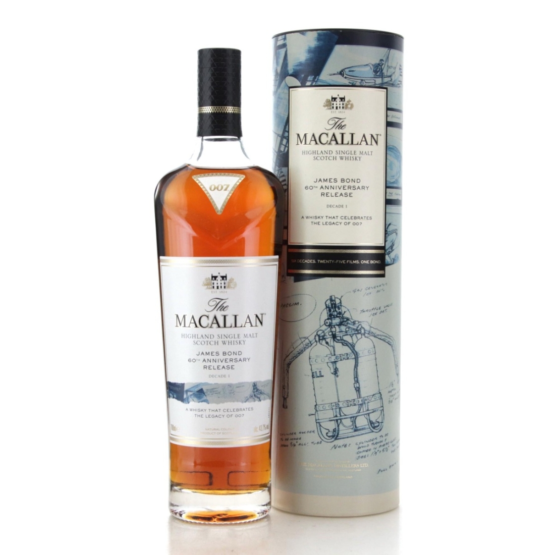 Image for Macallan James Bond 60th Anniversary Release Decade 1
