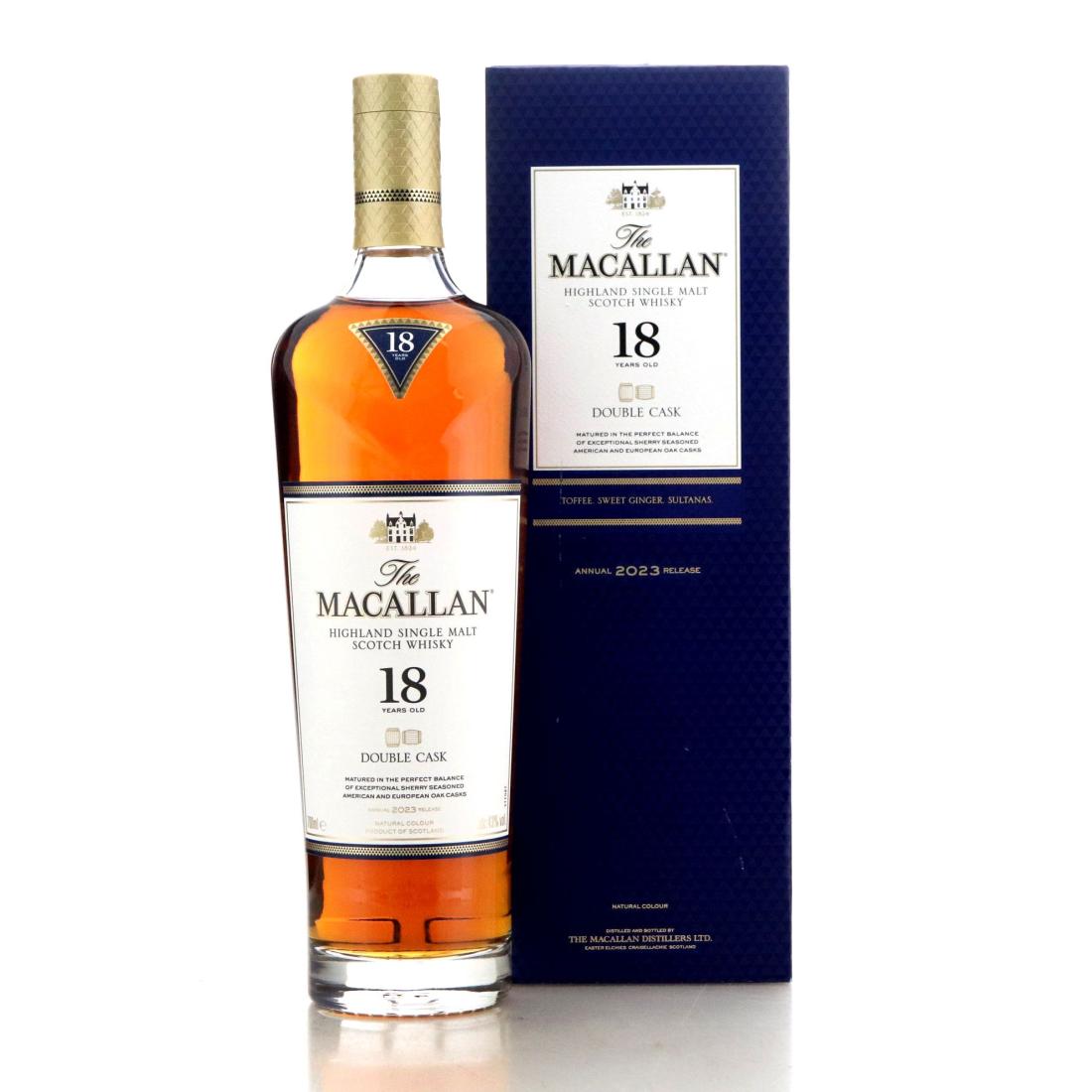 Macallan 18 Double Cask Annual 2023 Release