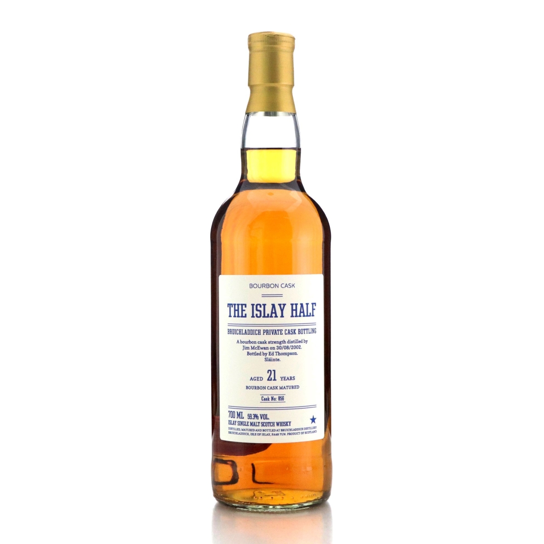 Image for Bruichladdich 2002 The Islay Half 21 Year Old