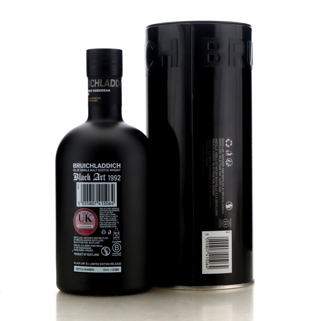 Image for Bruichladdich 1992 Black Art 29 Year Old Edition 09.1