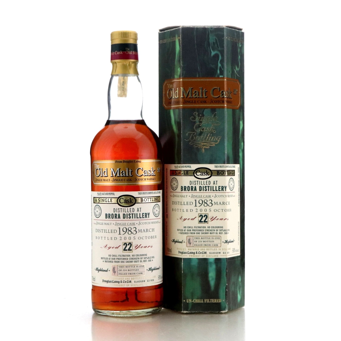 Image for Brora 1983 The Old Malt Cask 22 Year Old